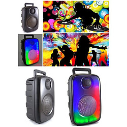 Pack 2 ENCEINTES SONO PORTABLE KARAOKE PARTY BLUETOOTH 150W MOBILE USB TWS LED RGB MSD RADIO FM ENTRÉE MICROPHONE 