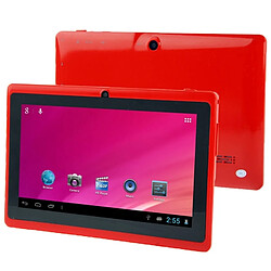 Wewoo Tablette Tactile rouge Tactile, 7 pouces, 512 Mo + 8 Go, Android 4.0, Allwinner A33 Quad Core 1,5 GHz