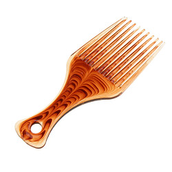 Plastique Peigne Afro à Dents Large Brosse à Cheveux Anti-statique pour Démêler les Cheveux Crêpelés