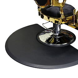 Noir Semi Cercle 5'x3'1/2 «Barber Salon Anti Fatigue Tapis de Sol Tapis de Sol Confort pas cher