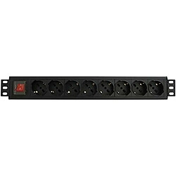 Rallonge 8 Tomas Schuko WP WPN-PDU-G01-08 Noir 