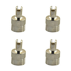 8 Pcs Bouchons De Valve Capuchons + Clé Pour Voiture Camion Pneu