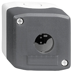 boîte à boutons vide - harmony xald - pour xb5 - 1 trous - gris - schneider electric xald01 