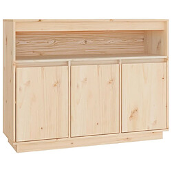 Maison Chic Buffet,Meuble de Rangement,commode pour salon,Cuisine 104,5x34x80 cm Bois massif de pin -MN66847