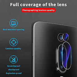 Wewoo Pour Xiaomi Redmi K20 9D transparent protecteur de lentille de caméra arrière film de verre trempé