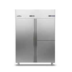 Armoire Réfrigérée Positive avec 2 Groupes Frigorifiques 1400 L Master GN 2/1 - 1 Porte + 2 Portillons Groupe Logé - Coldline 