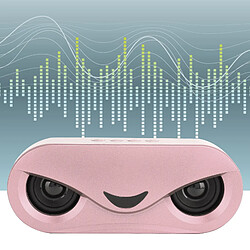 Avis ComfortXL Enceinte portable sans fil bluetooth avec lumière led, haut-parleur stéréo basse pour u disc pink