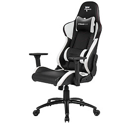 FragON Chaise gaming - Série 3X (2024) - Noir/Blanc 