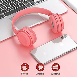 Avis Universal Casque sans fil jeux enfant bluetooth, casque stéréo hifi audio, mp3, bruit carte tf