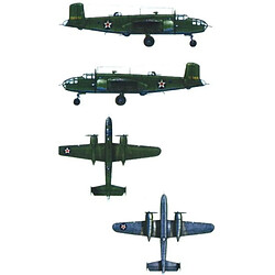 North American B-25 B Mitchell - 1:350e - Trumpeter