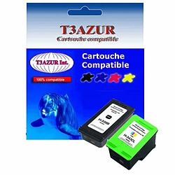 Lot de 2 Cartouches compatibles pour imprimante HP PhotoSmart 2710, 2710xi - T3AZUR Lot de 2 Cartouches compatibles pour imprimante HP PhotoSmart 2710, 2710xi (339+343) - T3AZUR