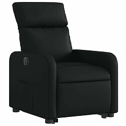 Avis Maison Chic Fauteuil Relax pour salon, Fauteuil inclinable électrique noir similicuir -GKD21617