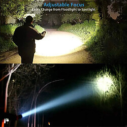 Avis BESTA Lampe de poche à lumière noire rechargeable, lampe de poche tactique LED 3 en 1 UV lumière noire et lumière rouge, 1200 lumens 7 modes d'éclairage, zoomable, lampe de poche étanche pour la détection des taches d'urine d'animaux domestiques/camping