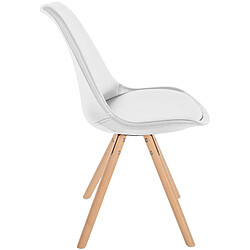 Acheter Non Chaise Sofia simili cuir ronde