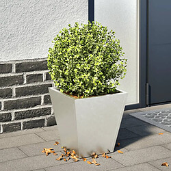 vidaXL Jardinière 30x30x30 cm acier inoxydable