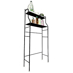 Etagère polyvalente sur lave-linge 2 hauteurs Nyana Home 152x68x25 Noir 