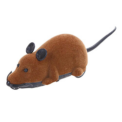 Mini souris télécommandée Souris Jouet pour chat Blagues drôles pour adultes Brown