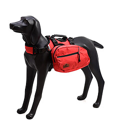 Universal Sac à dos détachable pour chien sangles reflexes vestes pour animaux extérieurs harnais voyage camping randonnée sacs de selle pour chiens de taille moyenne | harnais (L)