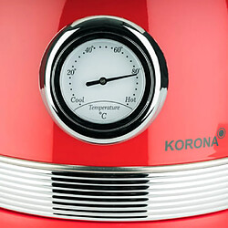 Avis Korona 20667 Bouilloire Arrêt Automatique 1.8L 2200W Acier Inoxydable Rouge