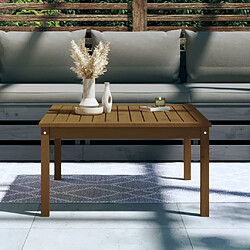 Avis Maison Chic Table de jardin | Table d'extérieur marron miel 82,5x82,5x45 cm bois massif de pin -GKD41887