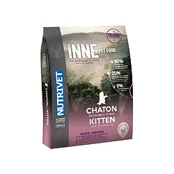 NUTRIVET Croquettes au poulet Inne - Pour chaton - 1,5 kg 