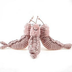 Universal Shelton crevettes peluche crevettes Shelton crevettes homard peluche poupée(Rose) 