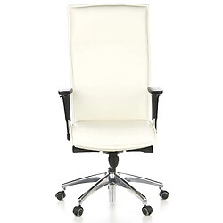 Siège de bureau / Fauteuil de direction MURANO 20, cuir ivoire hjh OFFICE 