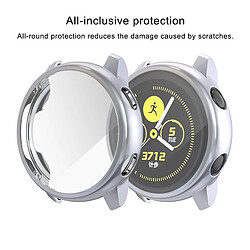 Wewoo Boîtier de montre Etui de protection TPU Full Coverage pour Samsung Active Watch Gris pas cher