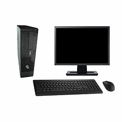 PC Fujitsu E500 E85+ DT Ecran 27" i5-2400 RAM 16Go SSD 120Go Windows 10 Wifi - Occasion