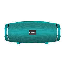 Yonis Enceinte Waterproof Bluetooth 5.0 Sportive Aux Multiples Fonctions Enceinte Bluetooth Sportive Waterproof 5.0 Son Surround 360 4 Modes de Lecture Peacock Blue YONIS