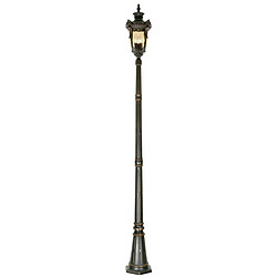 Elstead Lighting Grand lampadaire extérieur à 3 ampoules, bronze vieilli IP44, E27 