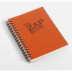 Clairefontaine 8348C Carnet Spiralé 1/2 Zap Book - 80 Feuilles Papier Croquis 100% Recyclé - A6 10,5x14,8 cm 80g - Couleur de Couverture Aléatoire