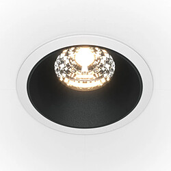 MAYTONI Downlight Encastré Rond Dimmable Blanc, Noir, 1050lm, 3000K 