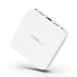 Chrono Android TV Box T95 Mini 2 Go de RAM 16 Go de ROM 4K H313 2.4G WIFI Décodeur Media Player Smart TV Box(blanc) 