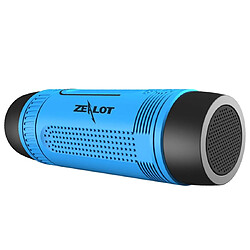 Yonis Enceinte Outdoor Étanche Bluetooth & Lampe Enceinte Bluetooth Waterproof Multifonctionnelle Pour Smartphones Avec Batterie 4000mAh Et Lampe Torche Bleu YONIS