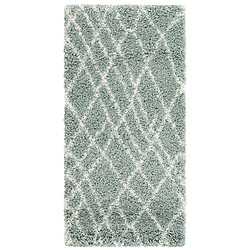 Hadorn Tapis shaggy 183x61 vert Lachen Fence 