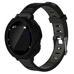 Wewoo Protection écran Étui de en silicone de montre de couleur solide pour Garmin F235 / F750 noir 