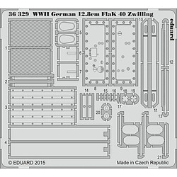 WWII German 12,8cm Flak 40 Zwilling f.Ta Takom- 1:35e - Eduard Accessories 