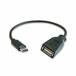 Adaptateur USB-C 3GO C135 20 cm Noir