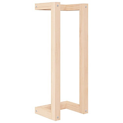 Maison Chic Porte-serviette mural,Étagère pour serviettes,Barre porte-serviett pour salle de bain 23x18x60 cm Bois de pin massif -GKD11051