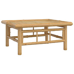 vidaXL Table de jardin 65x55x30 cm bambou