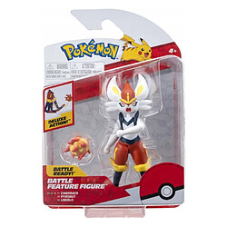 Jazwares Pokémon - Figurine Battle Feature Pyrobut 10 cm