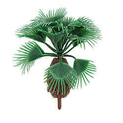 Avis 10x plastique palm tree modèle train chemin de fer miniature scène prop 6cm