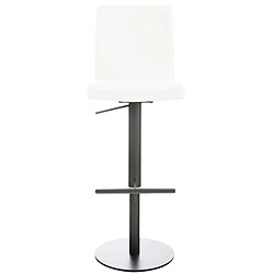 Non Tabouret de bar Cadiz simili cuir noir