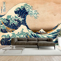 Paris Prix Papier Peint Hokusai : the Great Wave off Kanagawa Reproduction 105 x 150 cm