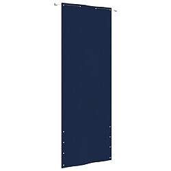 vidaXL Écran de balcon Bleu 80x240 cm Tissu Oxford