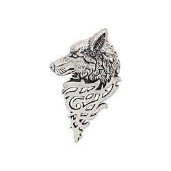 Rétro Loup Broche Bijoux Argent Antique Unique Chemise Costume Cadeau Hommes