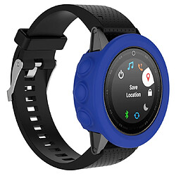 Wewoo Boîtier de montre Étui de protection en silicone Smart Watchhôte non inclus pour Garmin Fenix 5S bleu foncé 