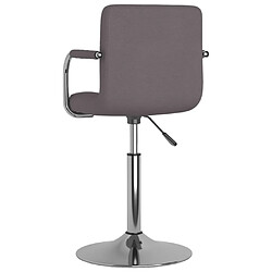 Acheter vidaXL Tabouret de bar Taupe Tissu