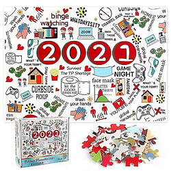 Universal Puzzle 1000 pièces 2021 casse-tête anti-décompression à l'écoulement Jeu de puzzle